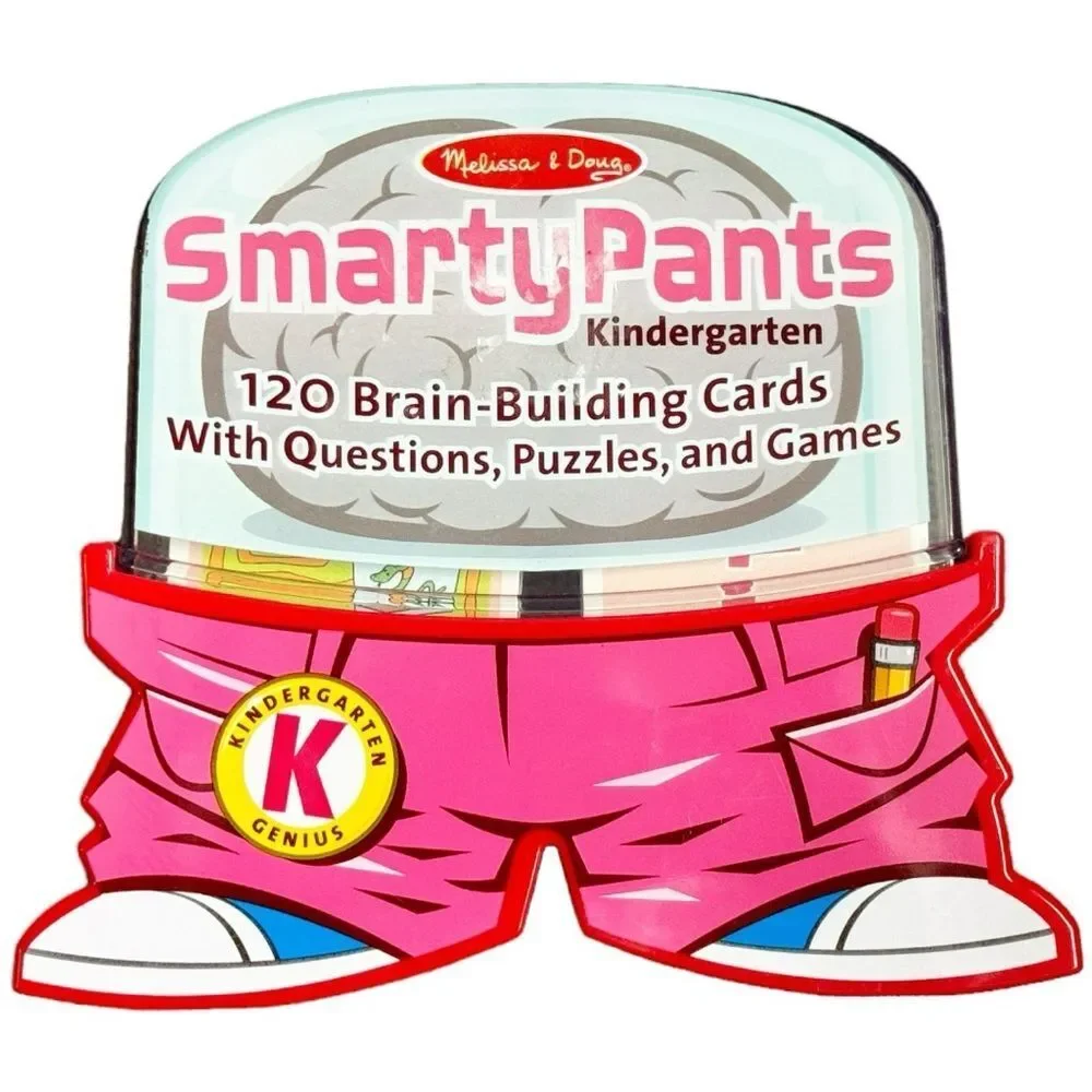 Melissa & Doug Smarty Pants Kindergarten Kids Card Set. 120 Brain-Building Cards